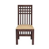 Amer Solid Sheesham Wood 8 Seater Dining Set With Bench (With Cushion, Walnut Finish)